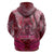 Breast Cancer Warrior Hoodie Angel Wings Polynesian Pattern