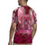 Breast Cancer Warrior Rugby Jersey Angel Wings Polynesian Pattern