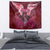 Breast Cancer Warrior Tapestry Angel Wings Polynesian Pattern