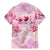 Breast Cancer Polynesian Family Matching Mermaid Dress and Hawaiian Shirt I Can Do All Things Through Christ