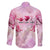 Breast Cancer Polynesian Family Matching Mermaid Dress and Hawaiian Shirt I Can Do All Things Through Christ