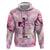 Breast Cancer Polynesian Hoodie I Can Do All Things Through Christ