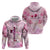 Breast Cancer Polynesian Hoodie I Can Do All Things Through Christ