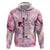 Breast Cancer Polynesian Hoodie I Can Do All Things Through Christ