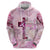 Breast Cancer Polynesian Hoodie I Can Do All Things Through Christ