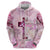 Breast Cancer Polynesian Hoodie I Can Do All Things Through Christ