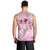 Breast Cancer Polynesian Men Tank Top I Can Do All Things Through Christ