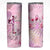 Breast Cancer Polynesian Skinny Tumbler I Can Do All Things Through Christ