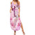 Breast Cancer Polynesian Summer Maxi Dress I Can Do All Things Through Christ