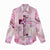 Breast Cancer Polynesian Women Casual Shirt I Can Do All Things Through Christ
