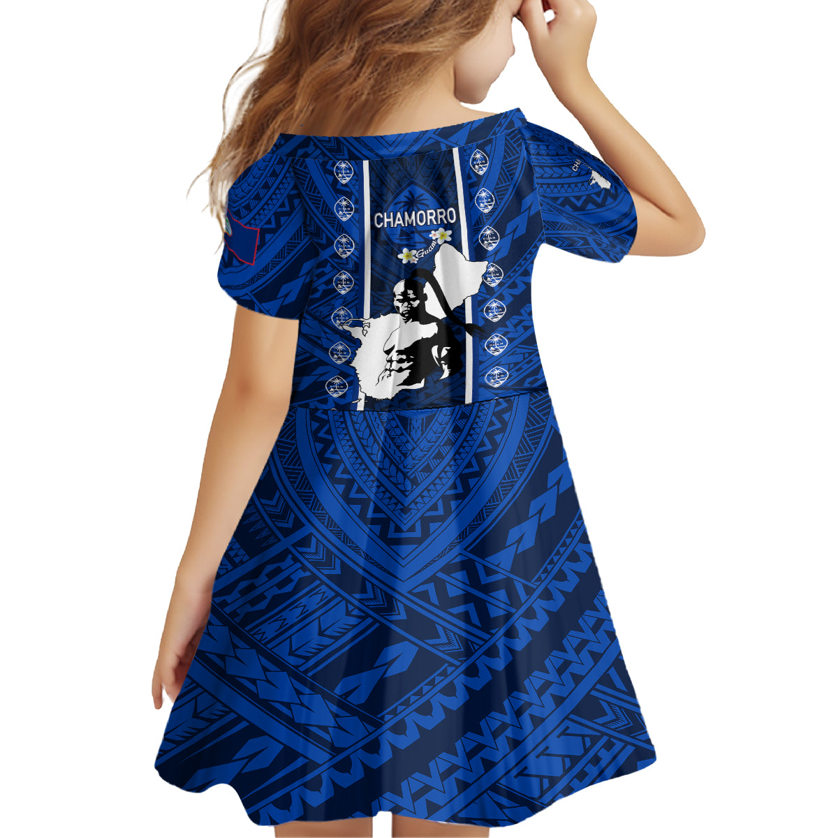 guam-chamorro-warrior-family-matching-summer-maxi-dress-and-hawaiian-shirt-traditional-tribal-patterns