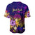 Wallis and Futuna Baseball Jersey Whale Hibiscus Polynesian
