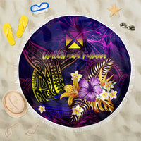 Wallis and Futuna Beach Blanket Whale Hibiscus Polynesian