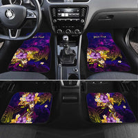 Wallis and Futuna Car Mats Whale Hibiscus Polynesian