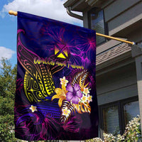 Wallis and Futuna Garden Flag Whale Hibiscus Polynesian