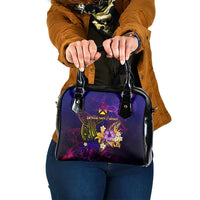 Wallis and Futuna Shoulder Handbag Whale Hibiscus Polynesian