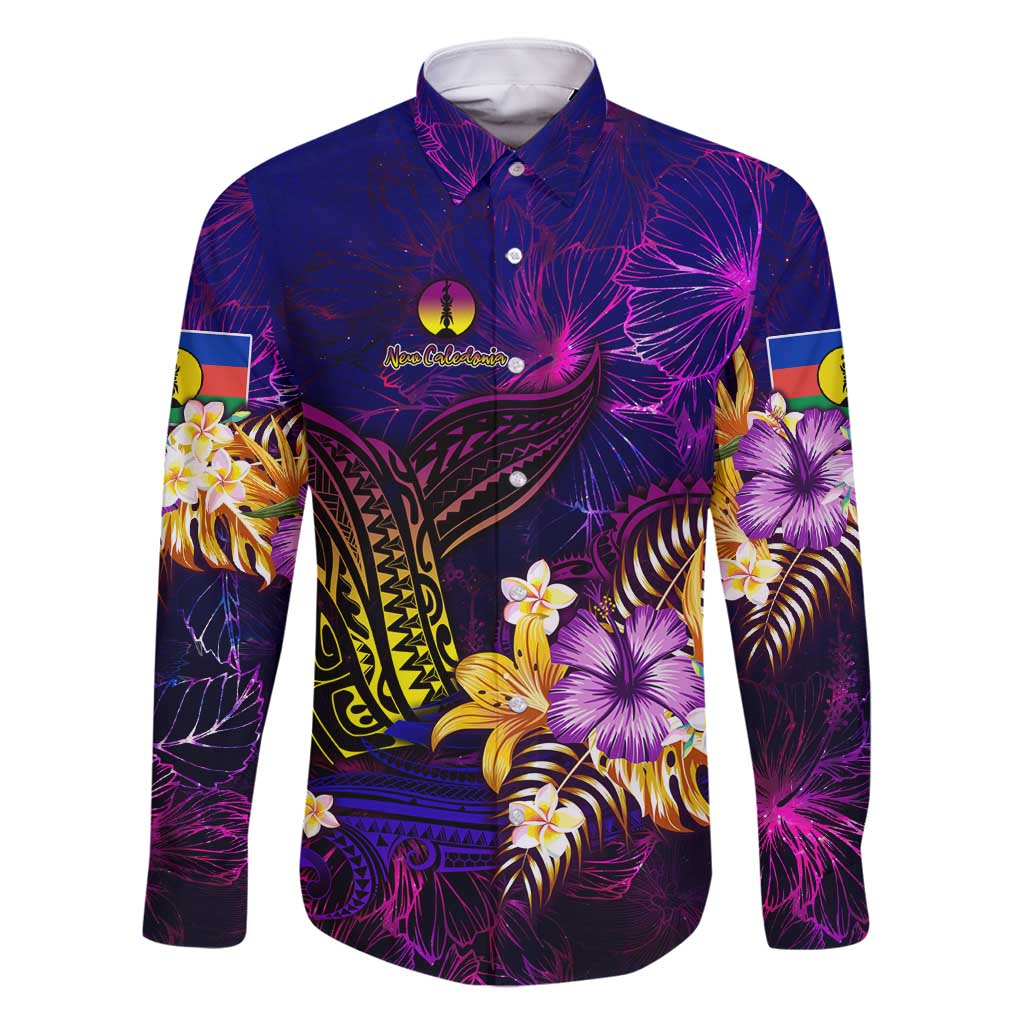 New Caledonia Family Matching Mermaid Dress and Hawaiian Shirt Whale Hibiscus Polynesian