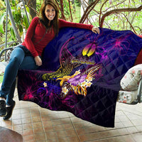 New Caledonia Quilt Whale Hibiscus Polynesian