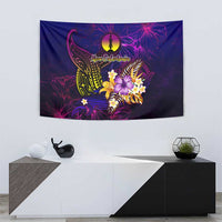 New Caledonia Tapestry Whale Hibiscus Polynesian