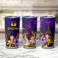 New Caledonia Tumbler Cup Whale Hibiscus Polynesian