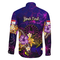 Tahiti French Polynesia Family Matching Tank Maxi Dress and Hawaiian Shirt Whale Hibiscus Polynesian