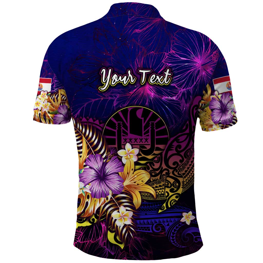 Tahiti French Polynesia Polo Shirt Whale Hibiscus Polynesian DT02 - Polynesian Pride