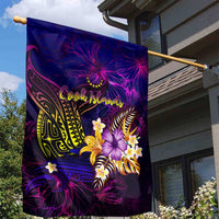 Cook Islands Garden Flag Whale Hibiscus Polynesian DT02 - Polynesian Pride