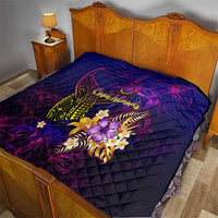 Cook Islands Quilt Whale Hibiscus Polynesian DT02 - Polynesian Pride