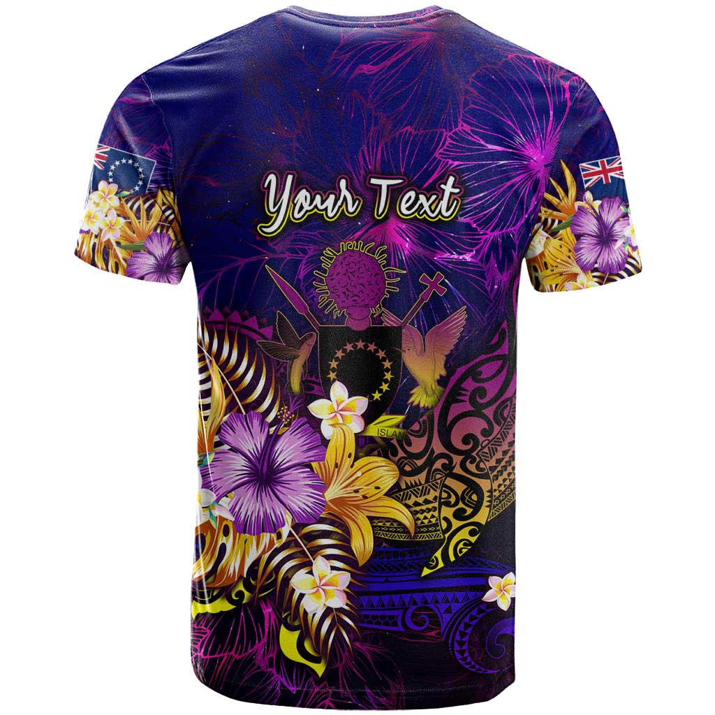Cook Islands T Shirt Whale Hibiscus Polynesian DT02 - Polynesian Pride
