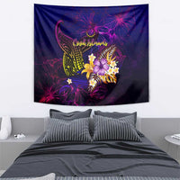 Cook Islands Tapestry Whale Hibiscus Polynesian