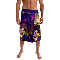 Nauru Lavalava Whale Hibiscus Polynesian