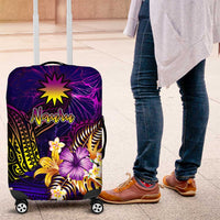 Nauru Luggage Cover Whale Hibiscus Polynesian