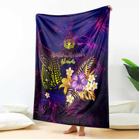 Northern Mariana Islands Blanket Whale Hibiscus Polynesian