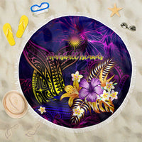 Marshall Islands Beach Blanket Whale Hibiscus Polynesian