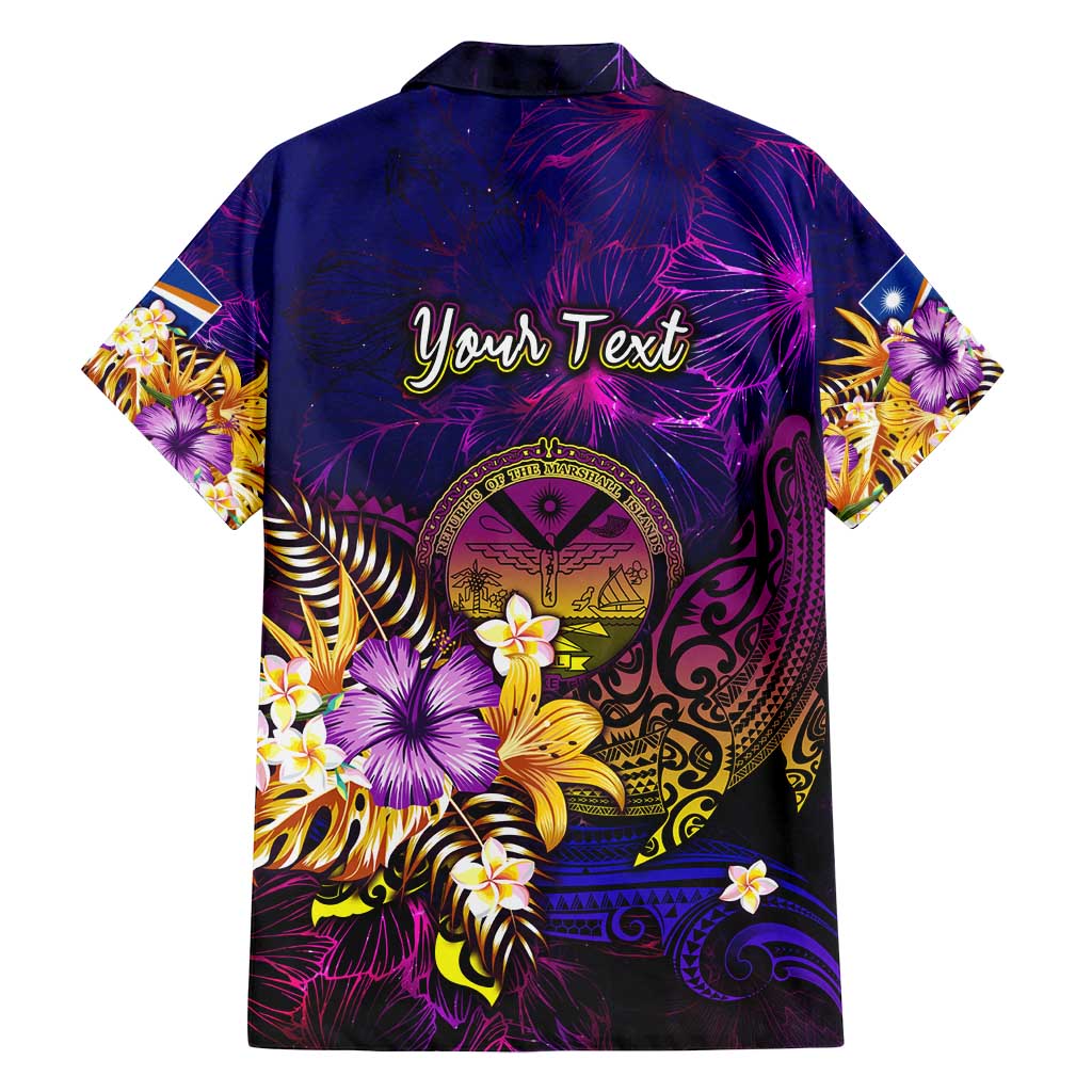 Marshall Islands Family Matching Long Sleeve Bodycon Dress and Hawaiian Shirt Whale Hibiscus Polynesian