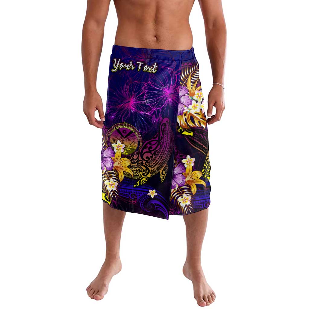 Marshall Islands Lavalava Whale Hibiscus Polynesian