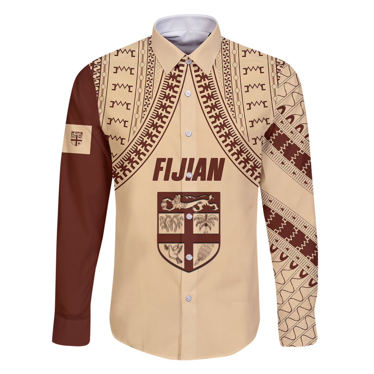 fiji-bula-family-matching-off-shoulder-short-dress-and-hawaiian-shirt-tapa-pattern-design