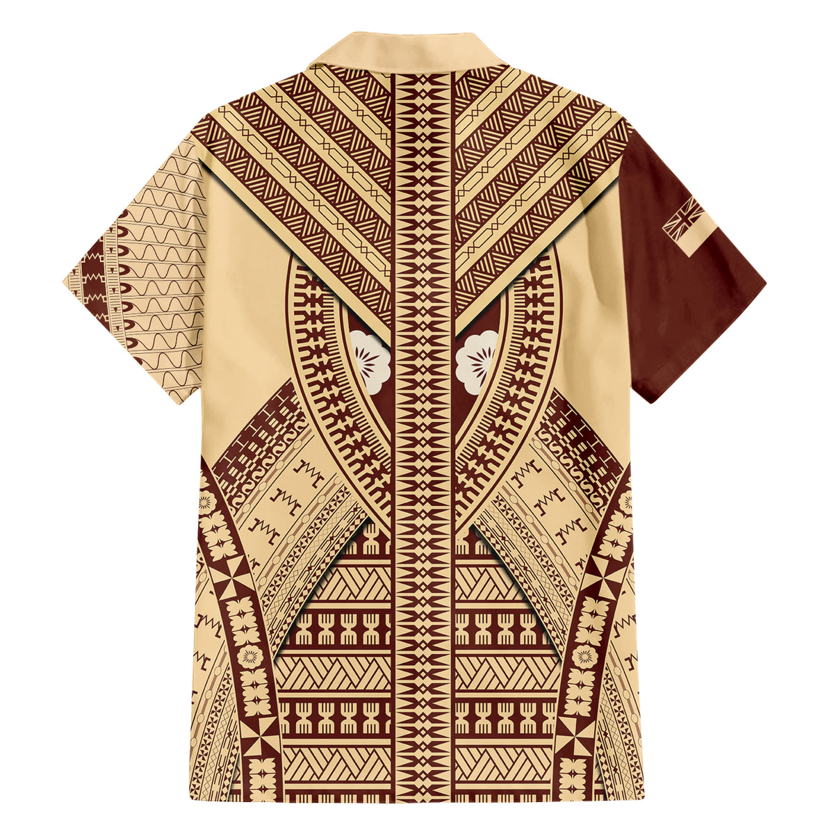 Fiji Bula Hawaiian Shirt Tapa Pattern Design DT02 - Polynesian Pride