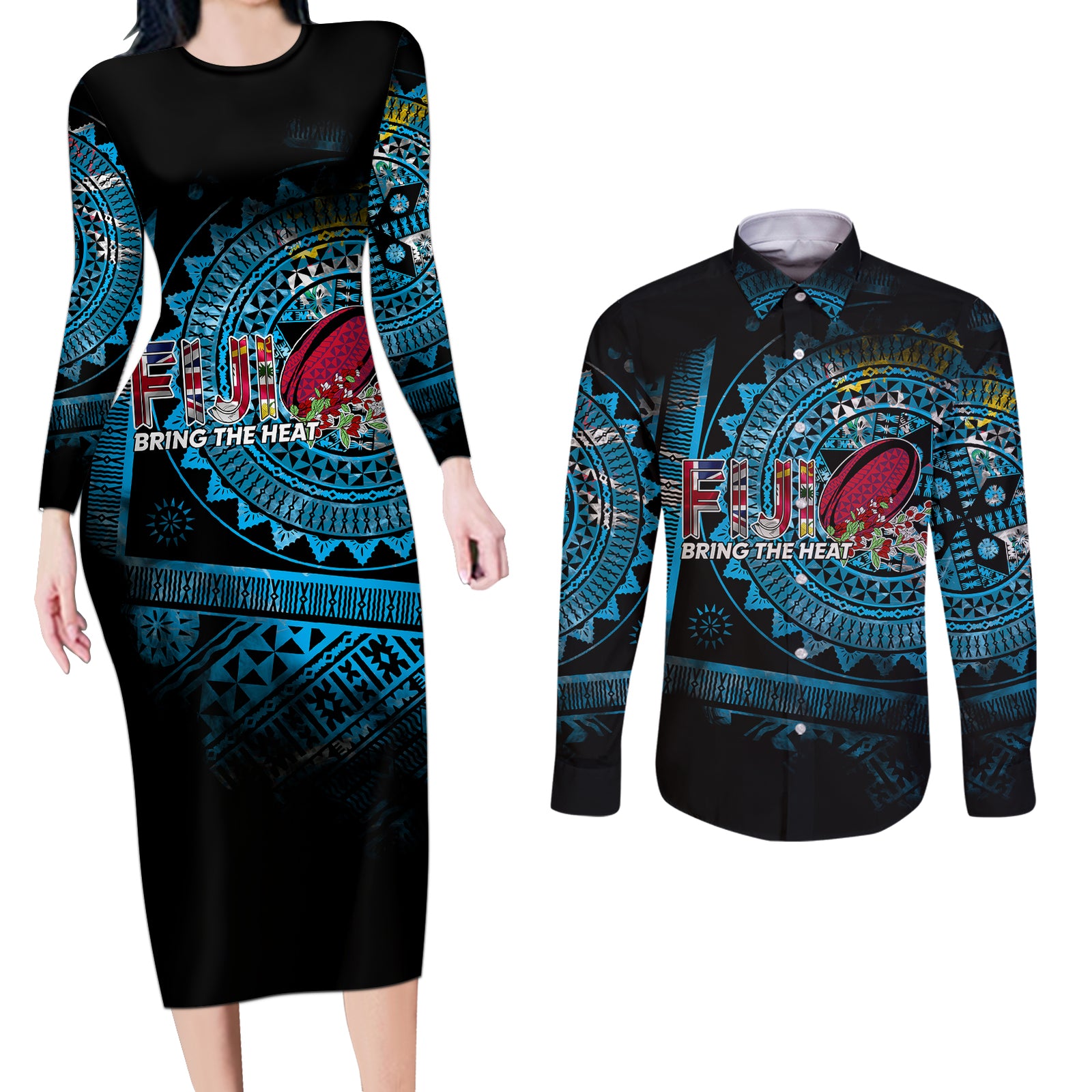 fiji-rugby-couples-matching-long-sleeve-bodycon-dress-and-long-sleeve-button-shirts-bring-the-heat