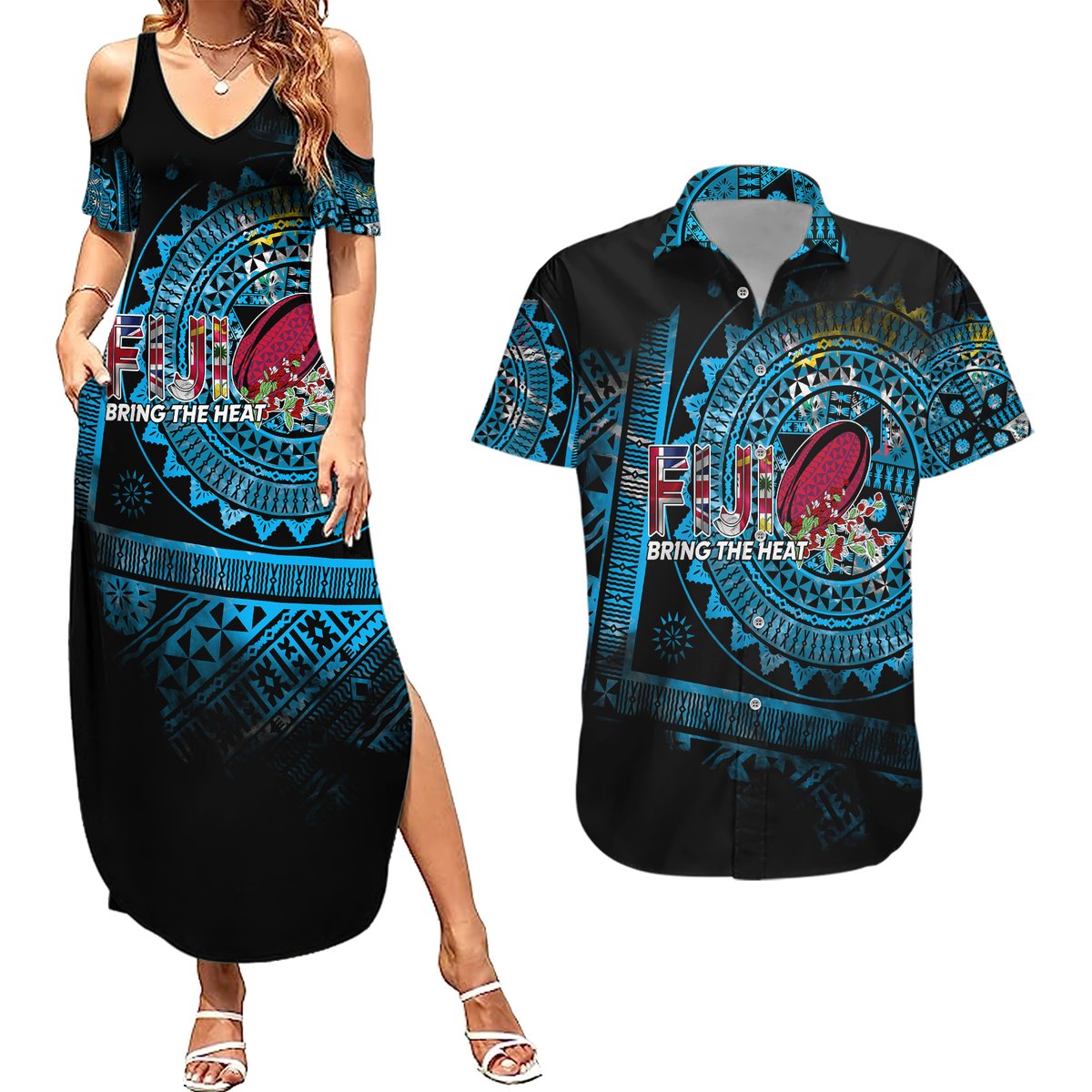 fiji-rugby-couples-matching-summer-maxi-dress-and-hawaiian-shirt-bring-the-heat
