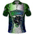 Personalised New Zealand Warriors Polo Shirt Maori Silver Fern Green DT02 Green - Polynesian Pride