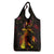 Wallis and Futuna Grocery Bag Octopus Plumeria Polynesian Tattoo