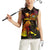 Wallis and Futuna Women Sleeveless Polo Shirt Octopus Plumeria Polynesian Tattoo