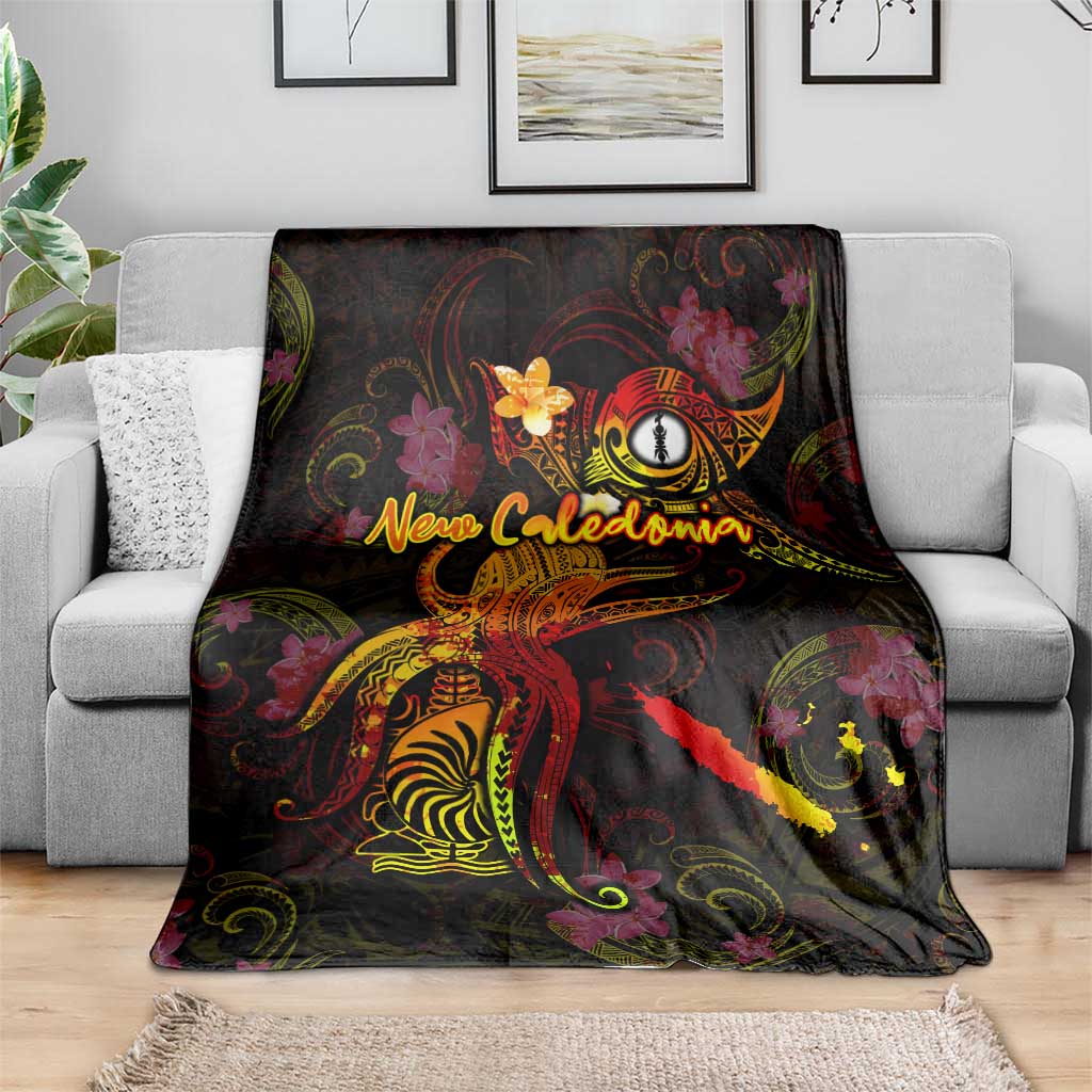 New Caledonia Blanket Octopus Plumeria Polynesian Tattoo