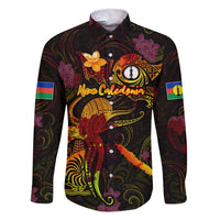 New Caledonia Family Matching Short Sleeve Bodycon Dress and Hawaiian Shirt Octopus Plumeria Polynesian Tattoo