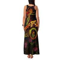 New Caledonia Family Matching Tank Maxi Dress and Hawaiian Shirt Octopus Plumeria Polynesian Tattoo