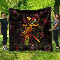 New Caledonia Quilt Octopus Plumeria Polynesian Tattoo