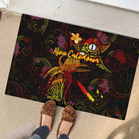 New Caledonia Rubber Doormat Octopus Plumeria Polynesian Tattoo