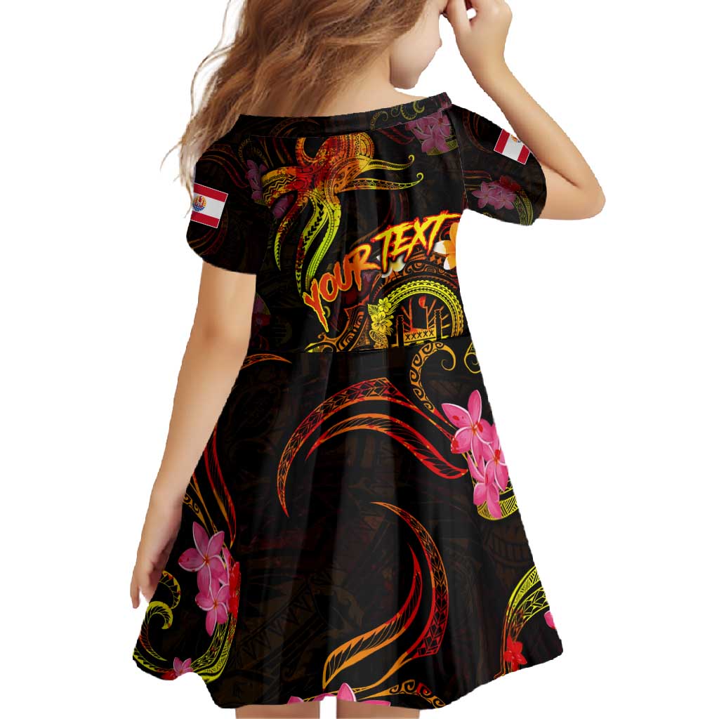 Tahiti French Polynesia Family Matching Mermaid Dress and Hawaiian Shirt Octopus Plumeria Polynesian Tattoo DT02 - Polynesian Pride