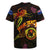 Cook Islands Rugby Jersey Octopus Plumeria Polynesian Tattoo
